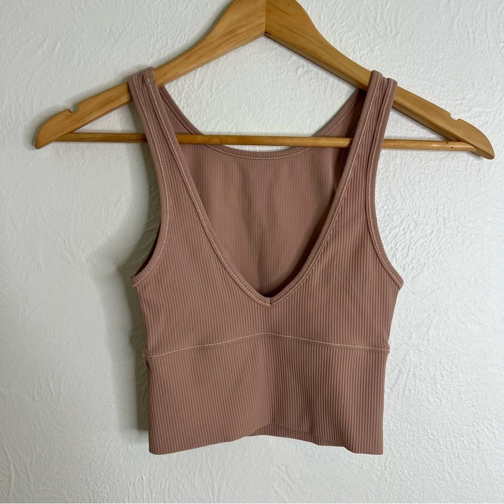 lululemon athletica Ribbed Tank Top in Dusty Rose